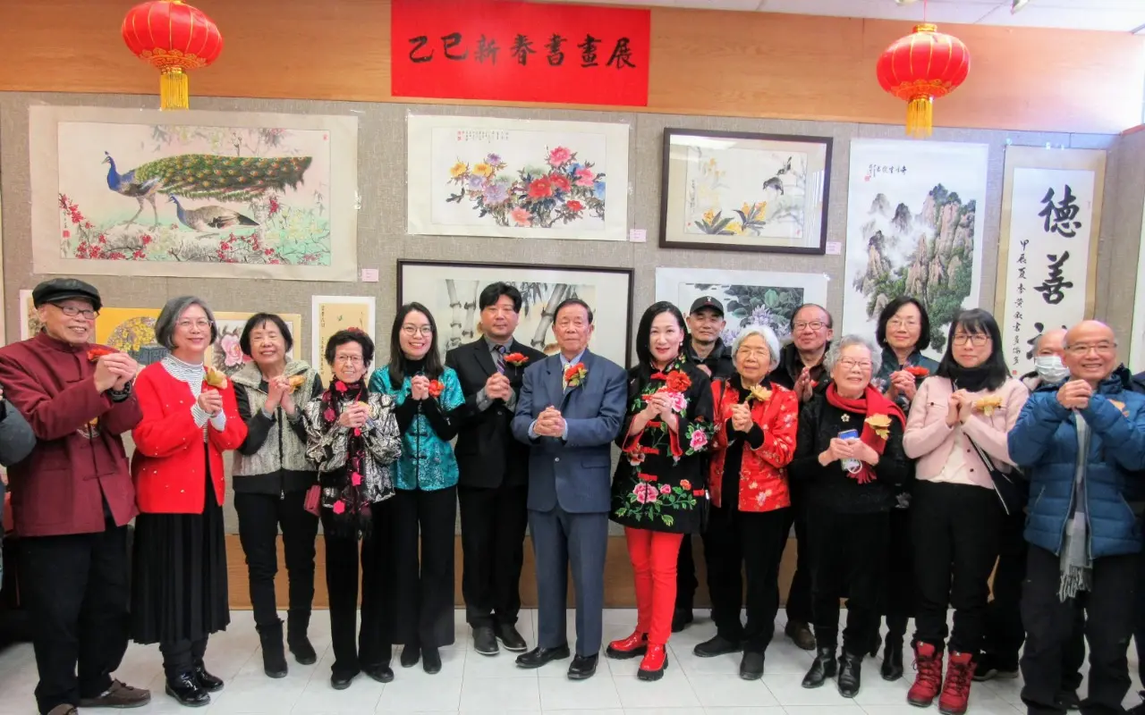 OCAA_2025_Lunar_New_Year_board_members_and_guests_greeting