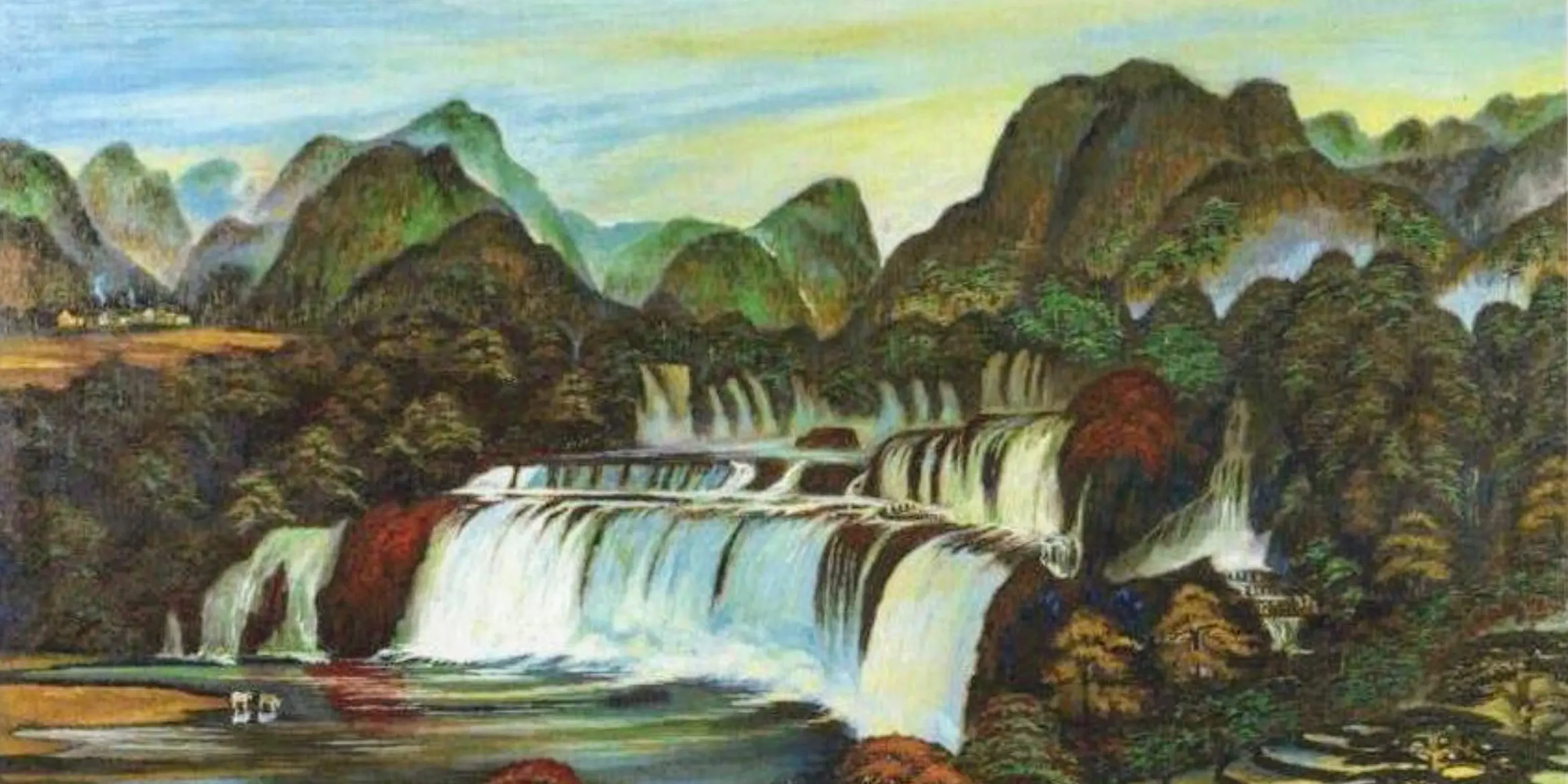 Jordan_Wu_Art_Show_With_Students_2024_Guangxi_Deqing_Waterfall