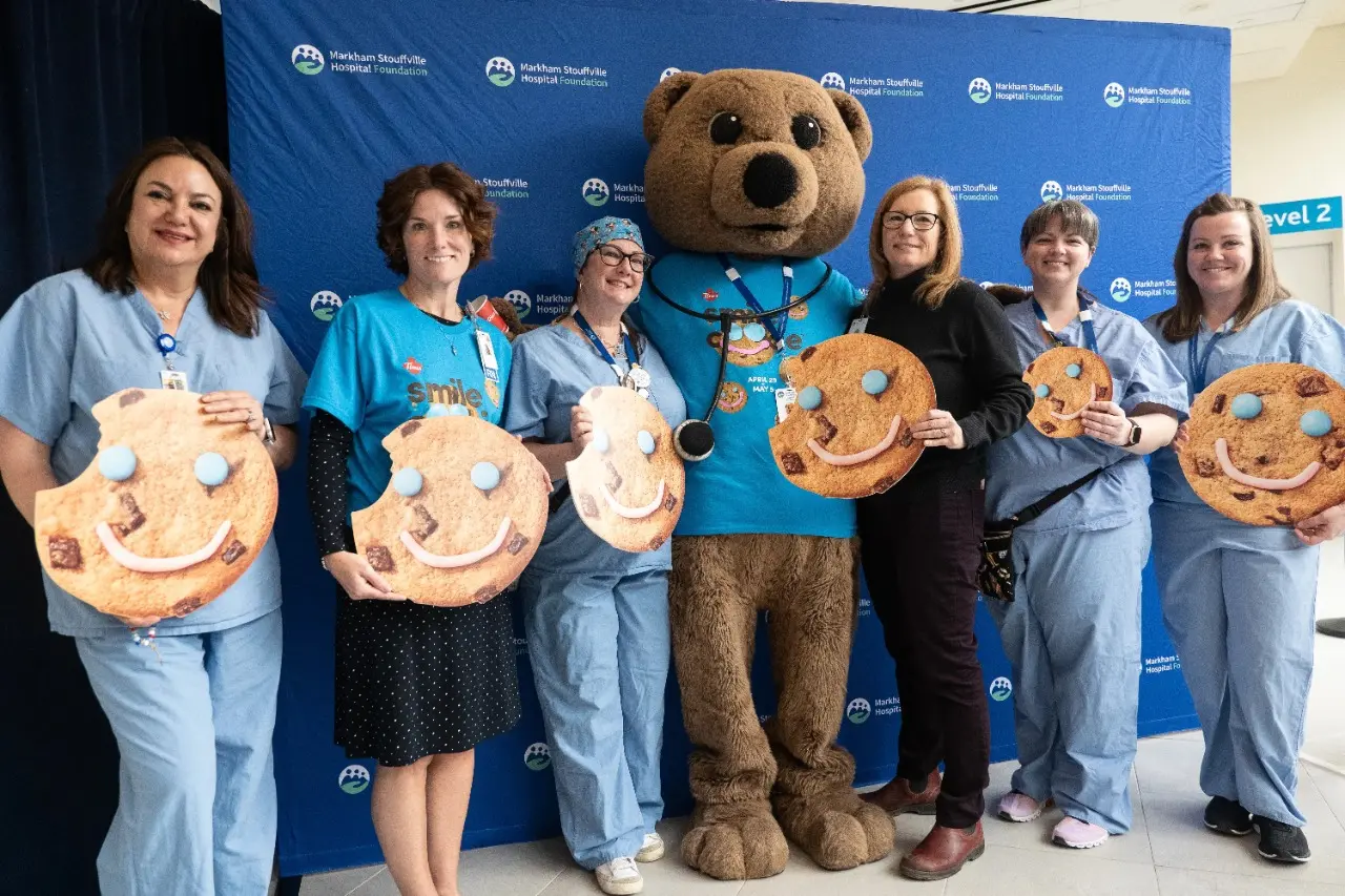 Oak Valley Health’s surgical services team excited for the Tim  Hortons Smile Cookie returning April 29 to May 5 