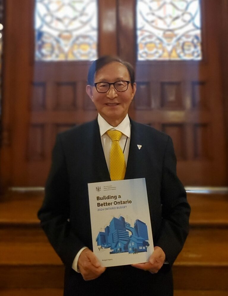 MPP Raymond Cho budget 2024