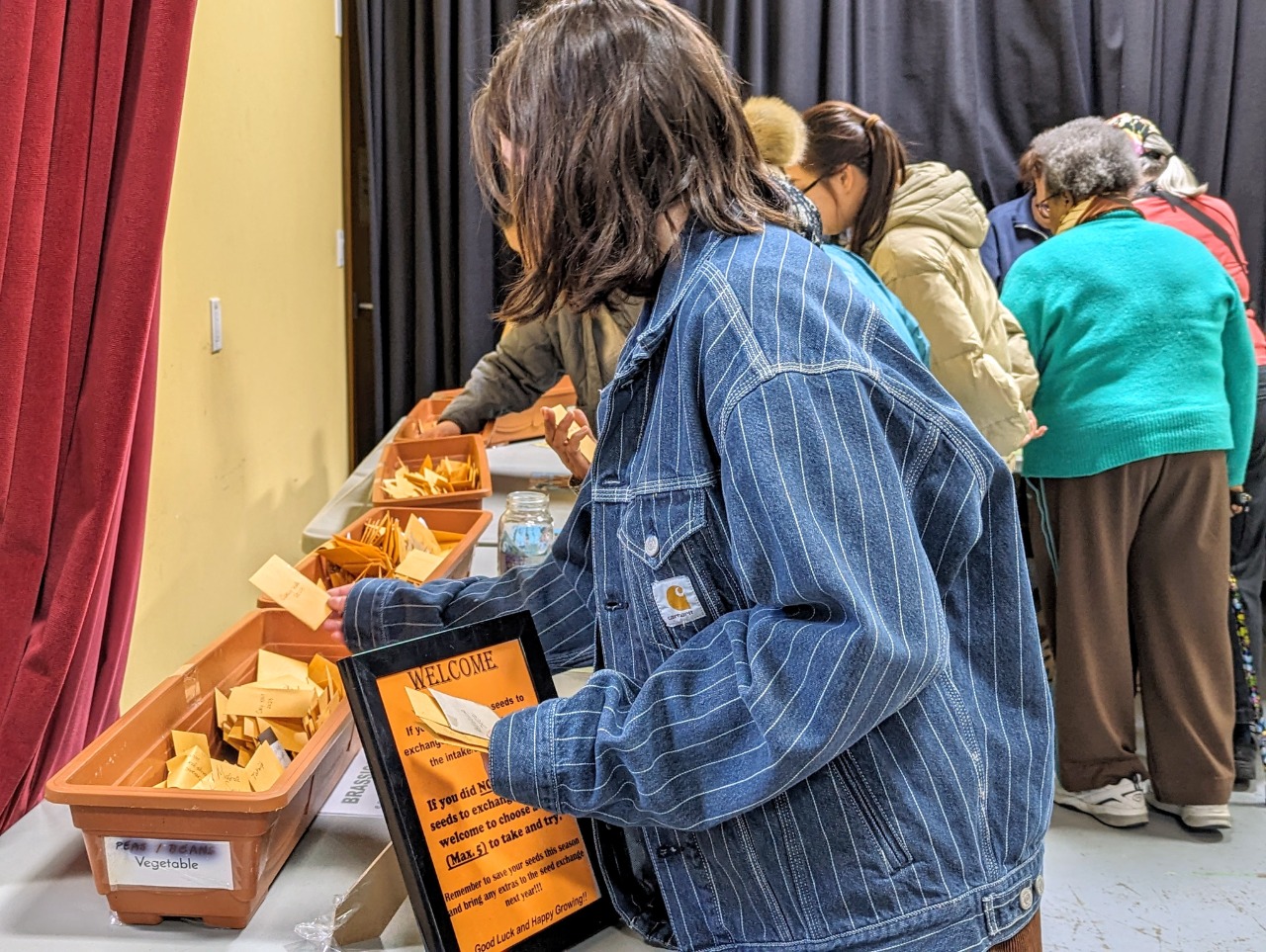 people find the seeds at Green Expo