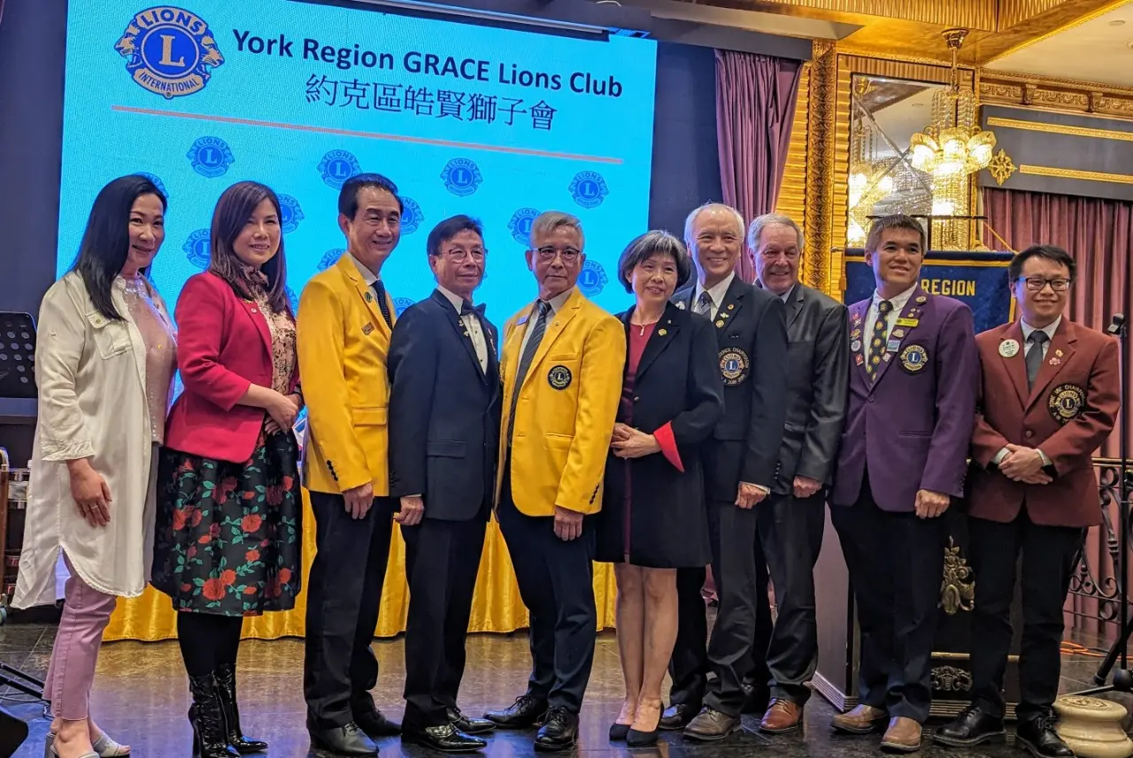 Other Lions Club representatives attended 1st anniversary