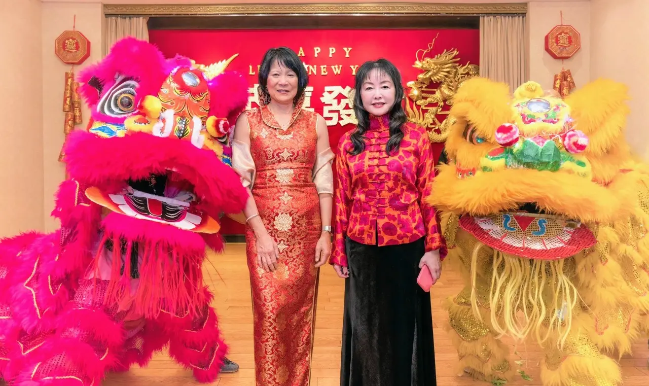 HKCC_Lunar_New_Year_dinner_Olivia_Chow_&_Aileen_Calverley_hosted_ceremony