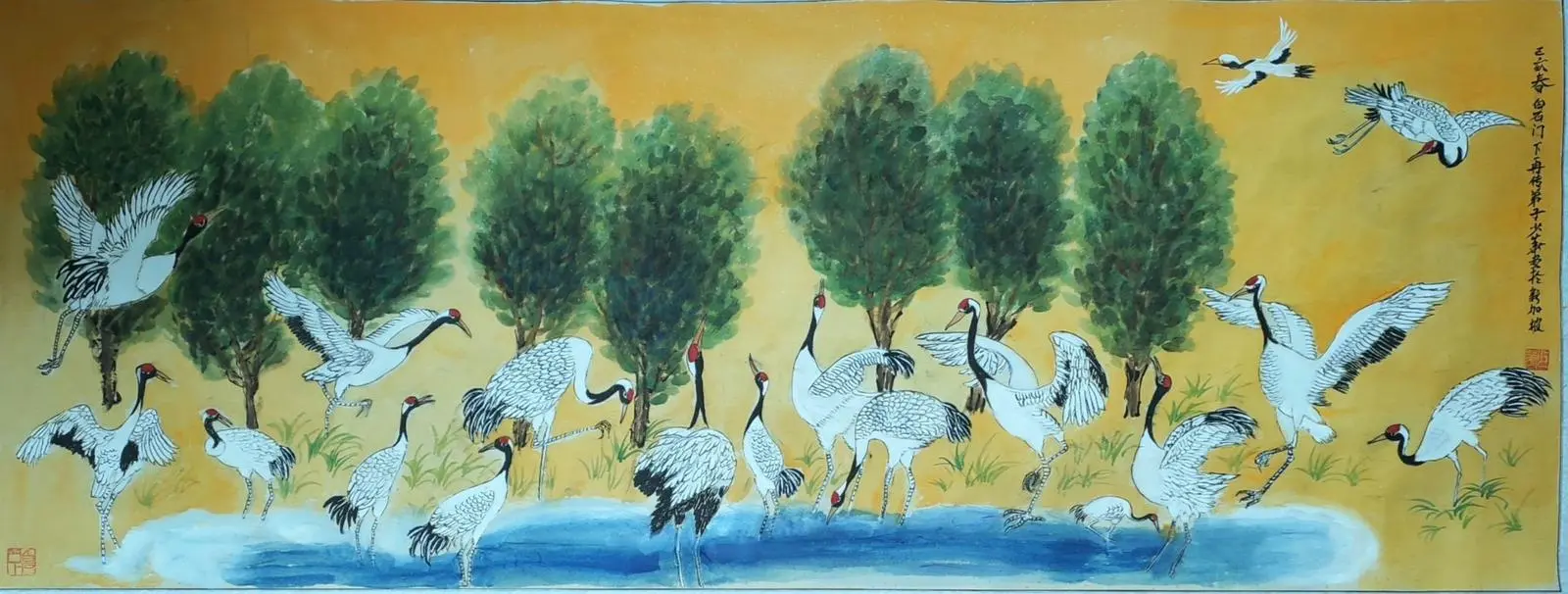 Li-Chinese-painting-forest-and-birds