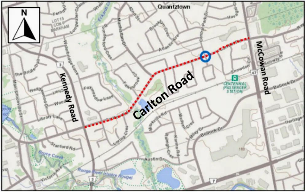 Carlton-Road-Kennedy-McCowan-Road-map