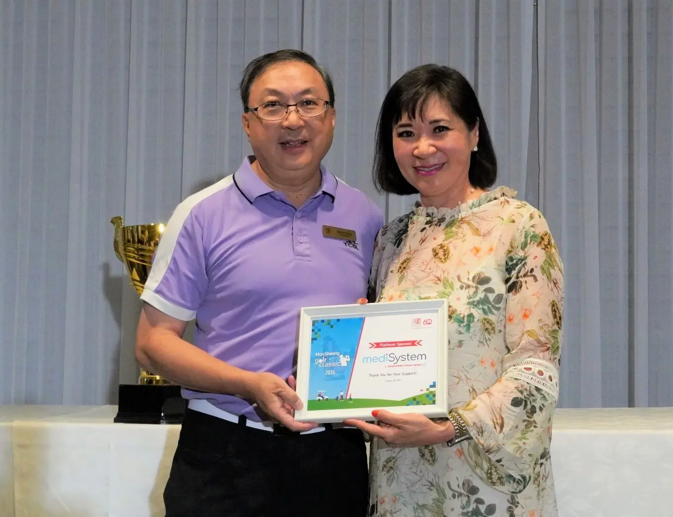 Mon_Sheong_charity_golf_tournament_2024_MediSystem_CEO_Helen Huh