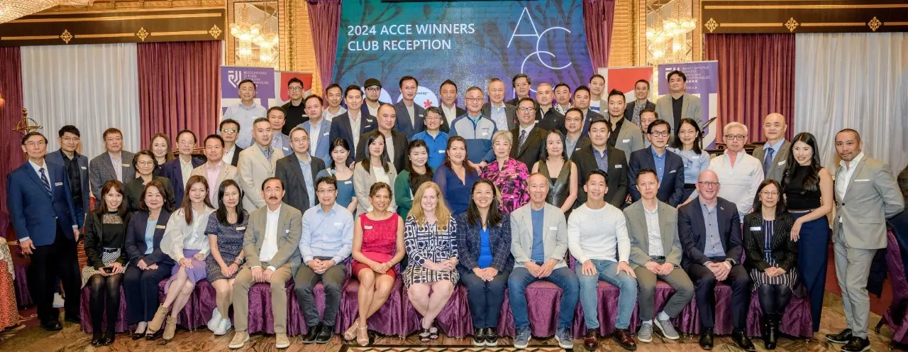 ACCE winners & guest at Winners'Club gala 2024