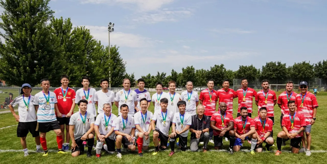 Vision_Youth_2024_Charity_Soccer_Tournament_Exhibition_match_and_friendly_game_SFC_and-York_Region_police_winners_team_group_picture