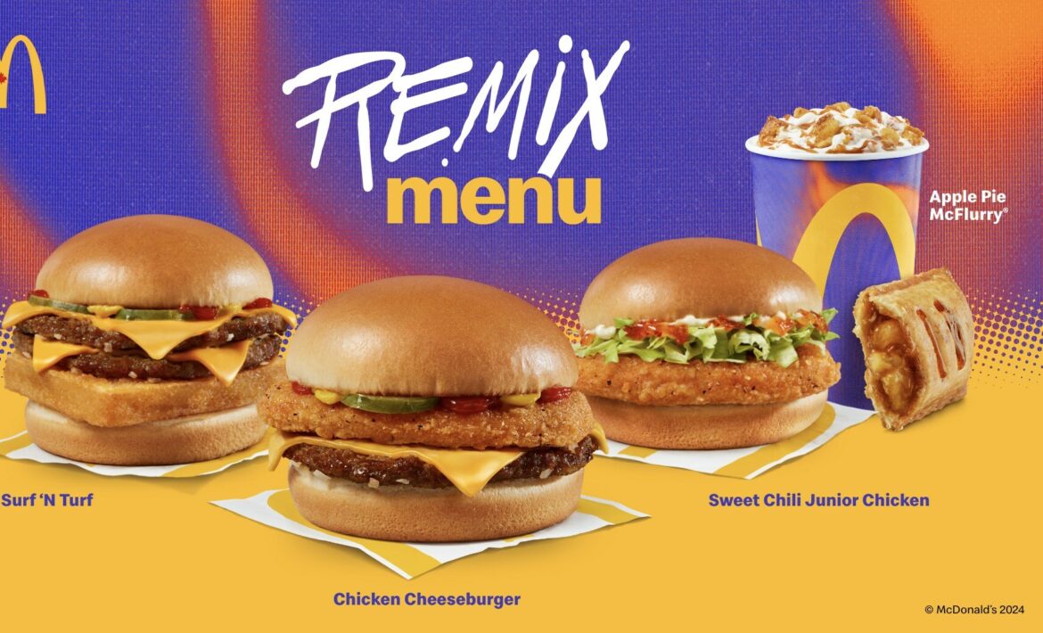 MacDonald Remix menu