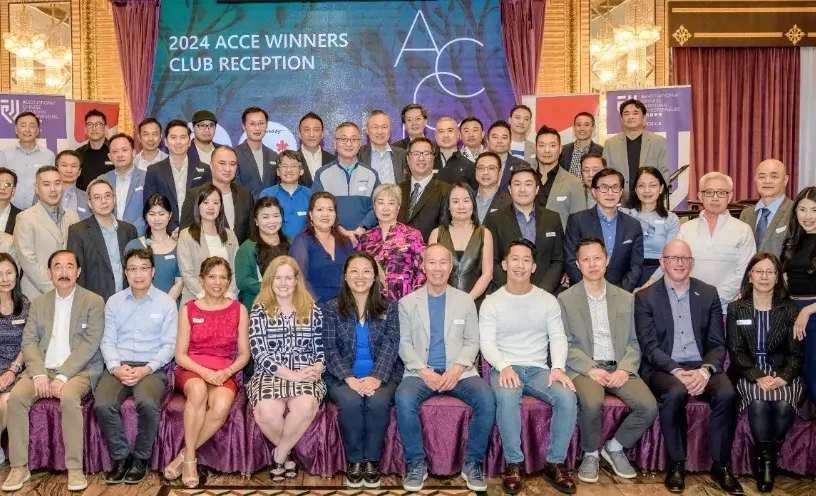 ACCE winners & guest at Winners'Club gala 2024