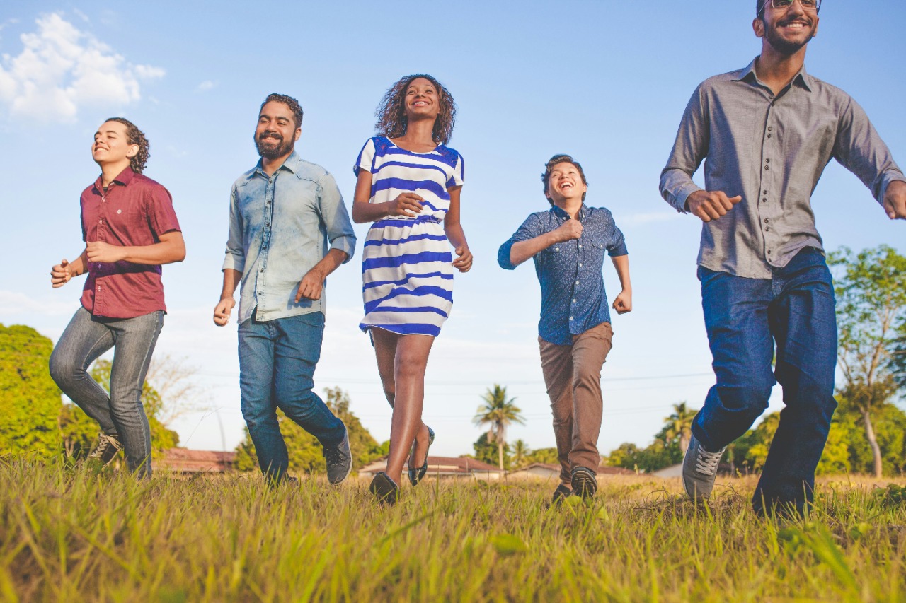 group walking